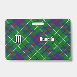 Clan Duncan Tartan Badge