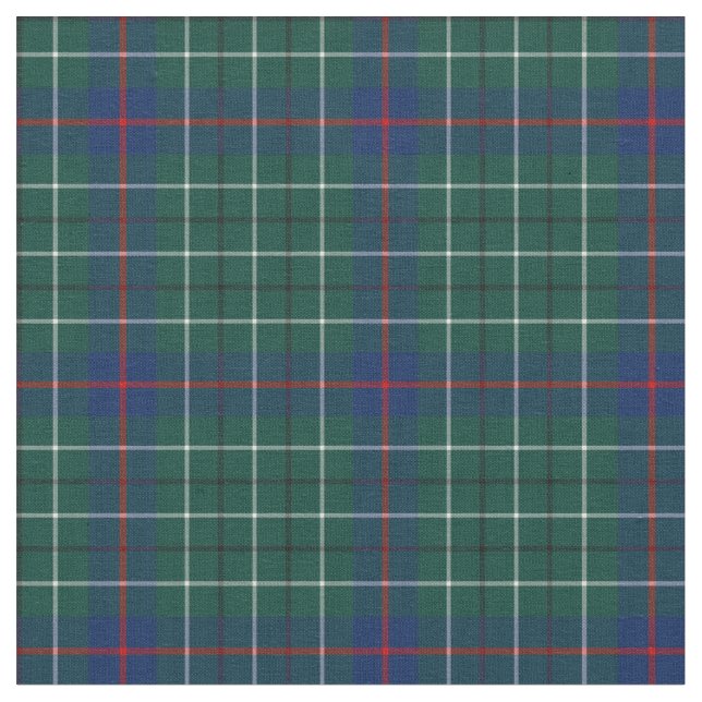 Clan Duncan Tartan Fabric (Close Up)