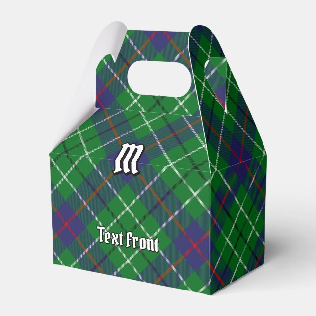 Clan Duncan Tartan Favor Box (Front Side)