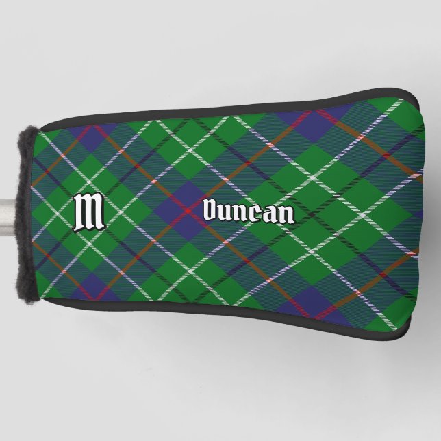 Clan Duncan Tartan Golf Head Cover (Front)