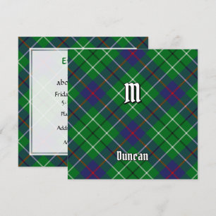 Clan Duncan Tartan Invitation