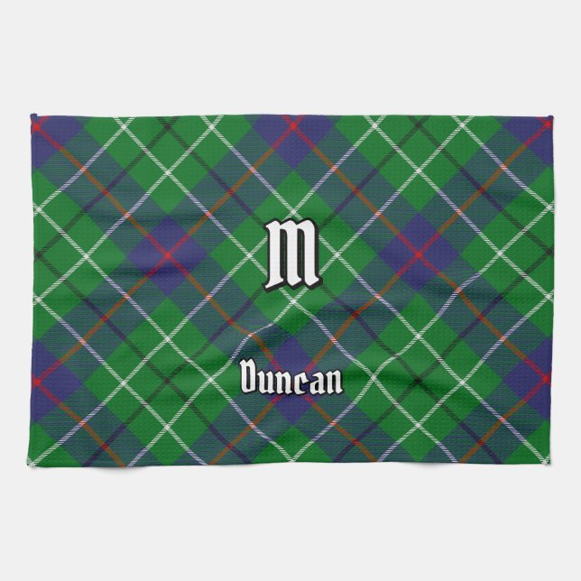 Clan Duncan Tartan Kitchen Towel (Horizontal)