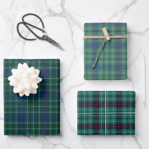 Clan Duncan Tartan Variations Wrapping Paper Sheet