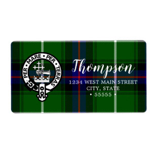 Clan écossais Donald Tartan et Crest