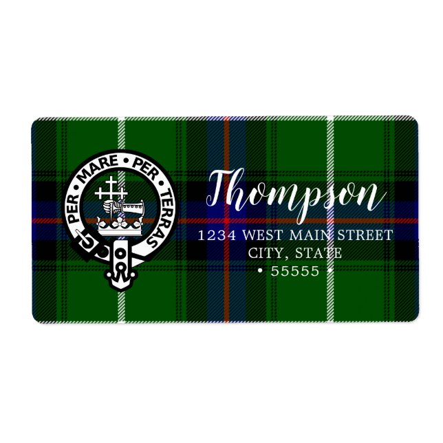 Clan écossais Donald Tartan et Crest (Devant)