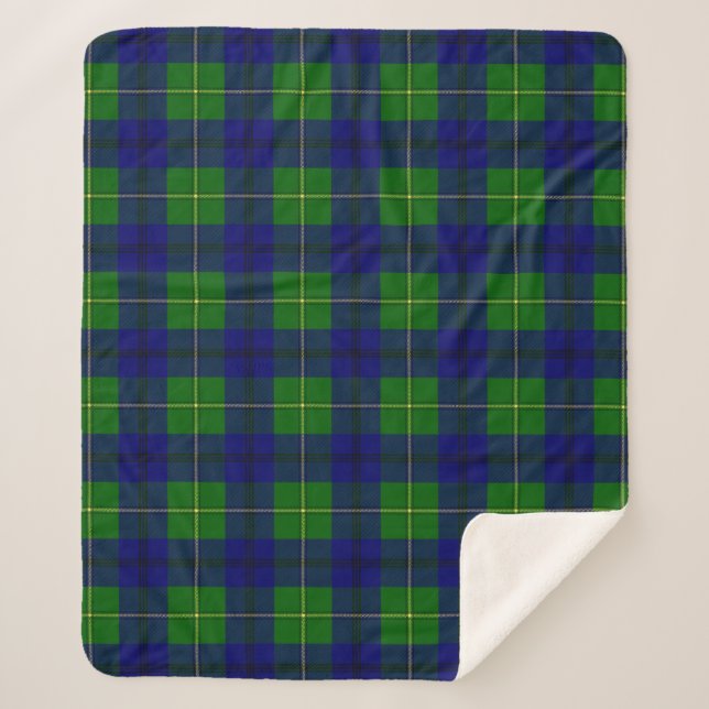 Clan écossais Johnston Tartan Plaid (Devant)
