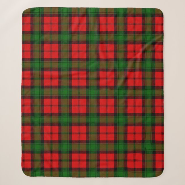 Clan écossais Kerr Tartan Plaid (Devant)