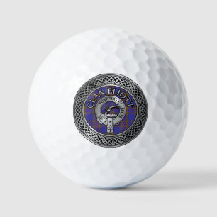 Clan Eliott Crest & Tartan Knot Golf Balls