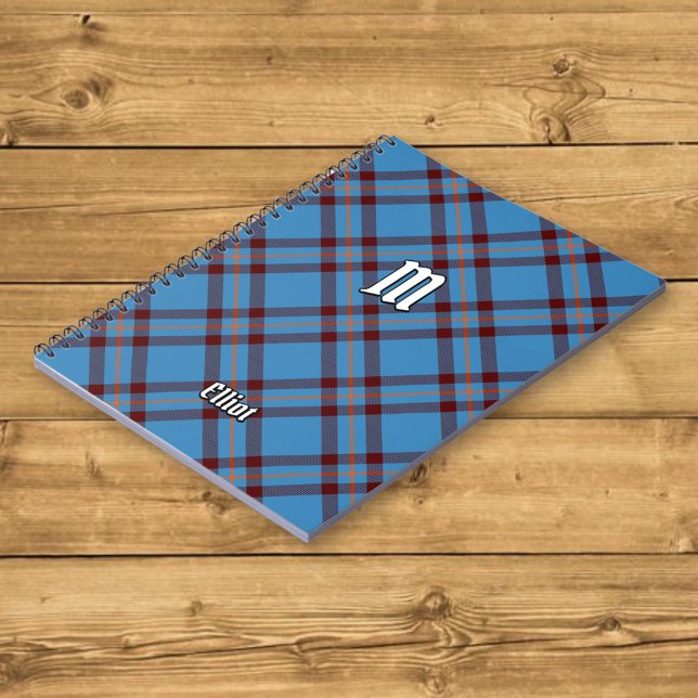 Clan Elliot Ancien Carnet Tartan (Créateur téléchargé)