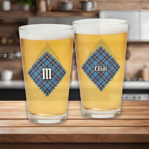 Clan Elliot Ancient Tartan Glass
