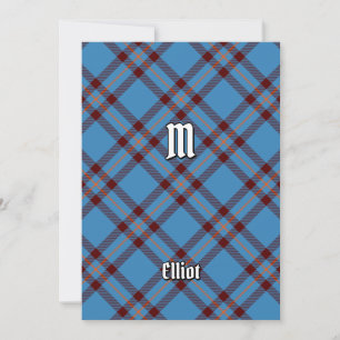 Clan Elliot Ancient Tartan Invitation