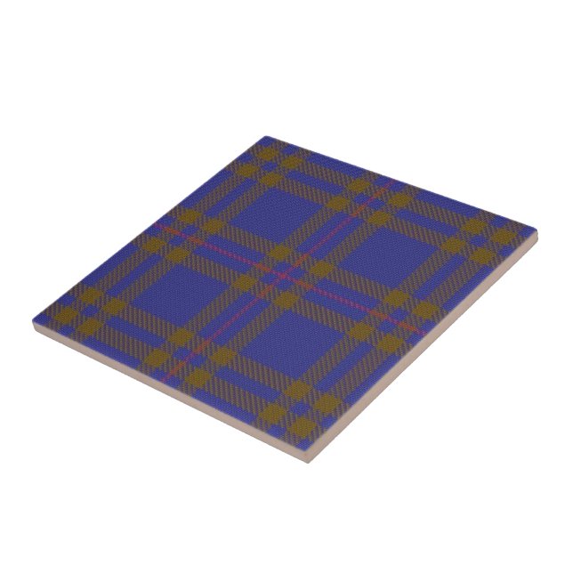 Clan Elliot Elliott Scottish Expressions Tartan Tile (Side)