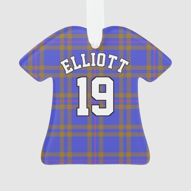 Clan Elliot Elliott Tartan Christmas Jersey (dos)