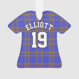 Clan Elliot Elliott Tartan Christmas Jersey Ornament