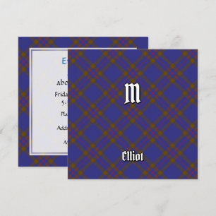 Clan Elliot Modern Tartan Invitation