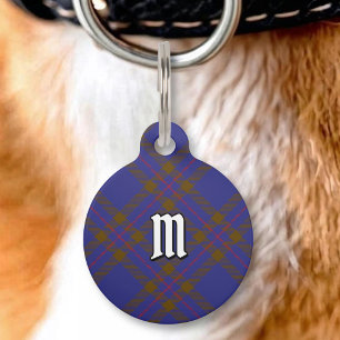 Clan Elliot Modern Tartan Pet ID Tag