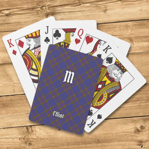 Clan Elliot Modern Tartan Playing Cards