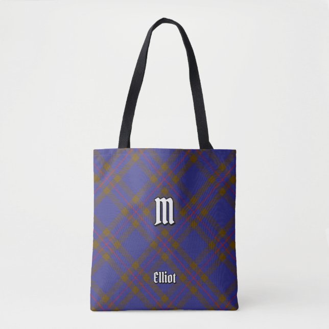 Clan Elliot Sac fourre-tout Tartan moderne (Devant)