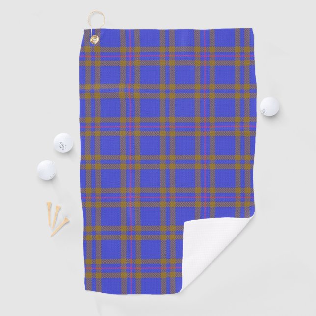 Clan Elliot Scottish Tartan Golf Towel (InSitu)