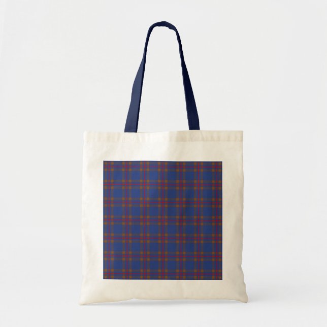 Clan Elliot Tartan Tote Bag (Front)