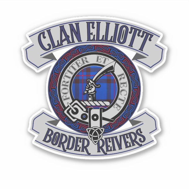 Clan Elliott Badge, Border Reivers, Scotland  (Front)