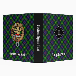 Clan Farquharson Tartan Binder