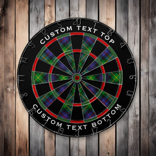 Clan Farquharson Tartan Dart Board