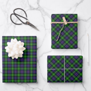 Clan Farquharson Tartan Envelopper les feuilles de