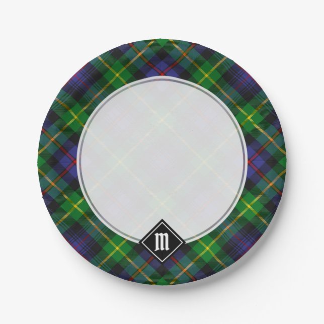 Clan Farquharson Tartan Paper Plates (Front)