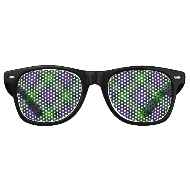 Clan Farquharson Tartan Retro Sunglasses (Front)
