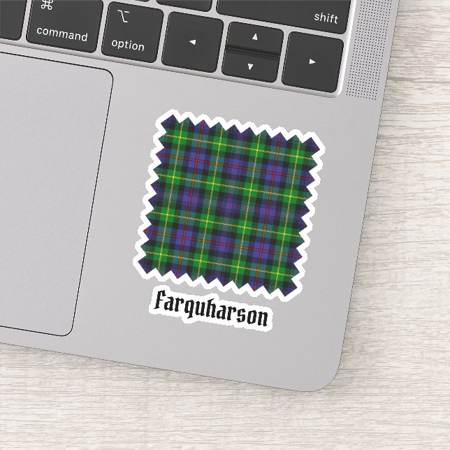 Clan Farquharson Tartan Sticker (Detail)