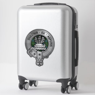 Clan Ferguson Crest & Atholl Tartan Sticker