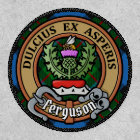 Clan Ferguson Crest sur Tartan