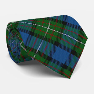 Clan Ferguson Fergusson Letter F Monogram Tartan Tie