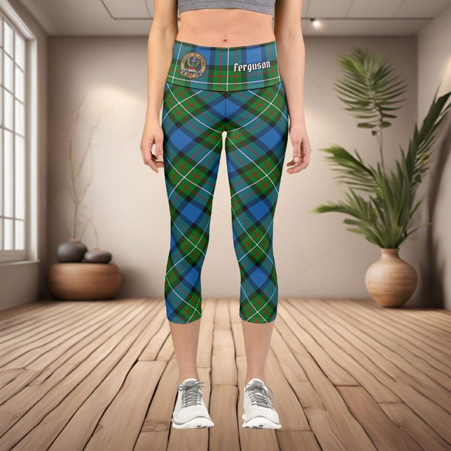 Clan Ferguson Tartan Capri Leggings (Creator Uploaded)