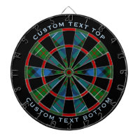 Clan Ferguson Tartan Dart Board