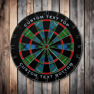Clan Ferguson Tartan Dart Board