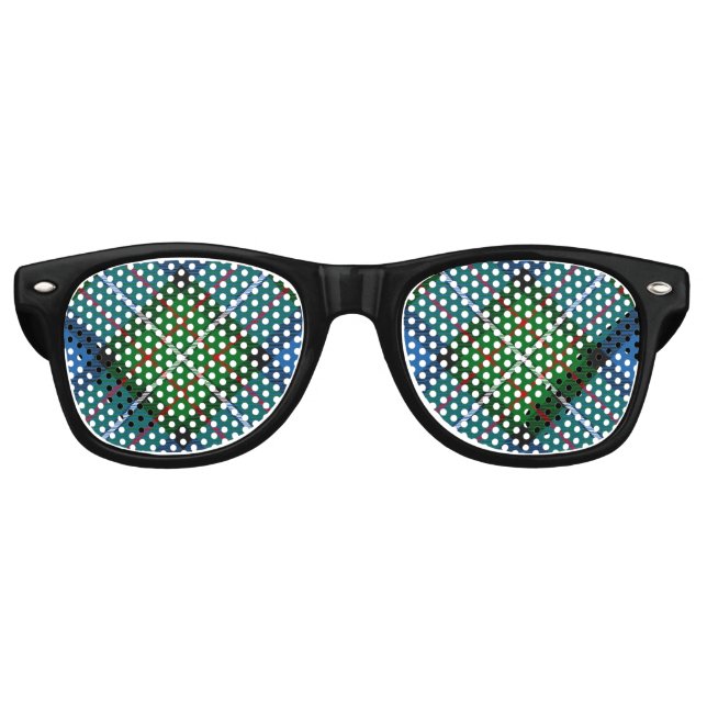 Clan Ferguson Tartan Retro Sunglasses (Front)