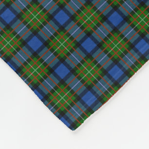 Clan Fergusson Tartan Fleece Blanket