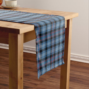 Clan Fitzgerald Tartan Pattern Irish Plaid Short Table Runner