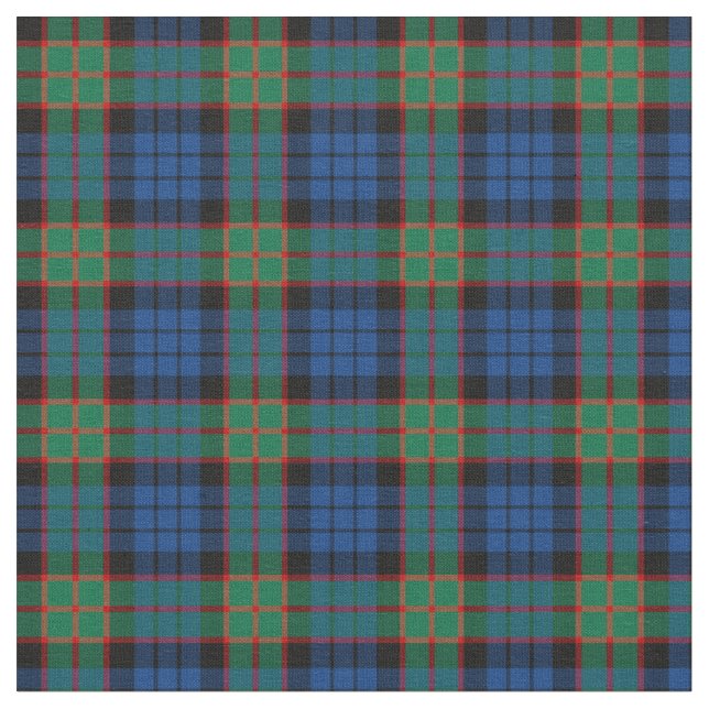 Clan Fletcher Tartan Fabric (Close Up)