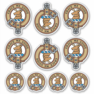 Clan Forbes Crest Sticker Set