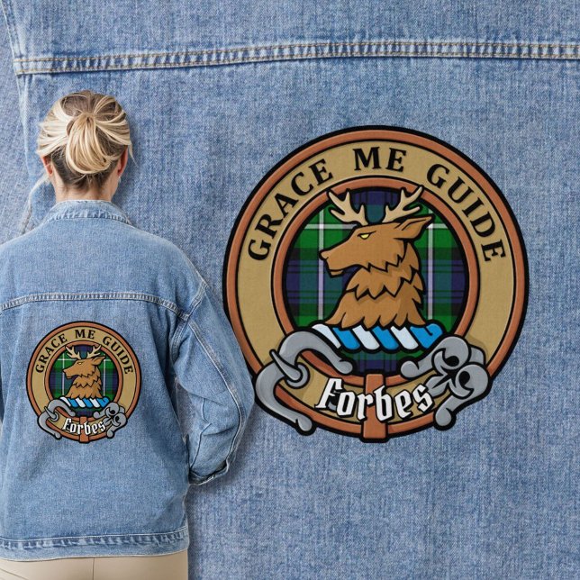 Clan Forbes Crest sur Tartan (Créateur téléchargé)