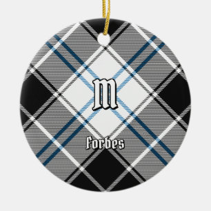 Clan Forbes Dress Tartan Ceramic Ornament