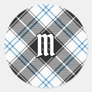 Clan Forbes Dress Tartan Classic Round Sticker
