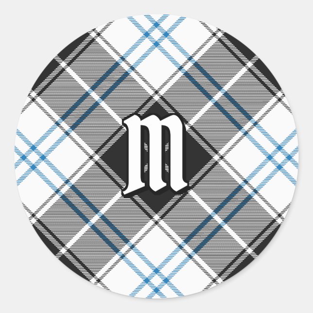 Clan Forbes Dress Tartan Classic Round Sticker (Front)