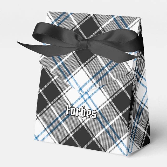 Clan Forbes Dress Tartan Favor Box (Front Side)