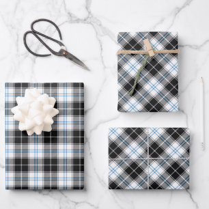 Clan Forbes Dress Tartan Wrapping Paper Sheet