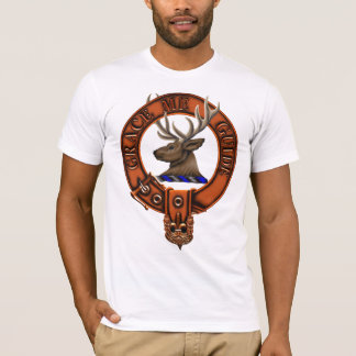 Clan Forbes Family Crest and Targe T-Shirt