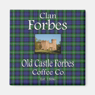 Clan Forbes Old Castle Forbes Coffee Co. Magnet